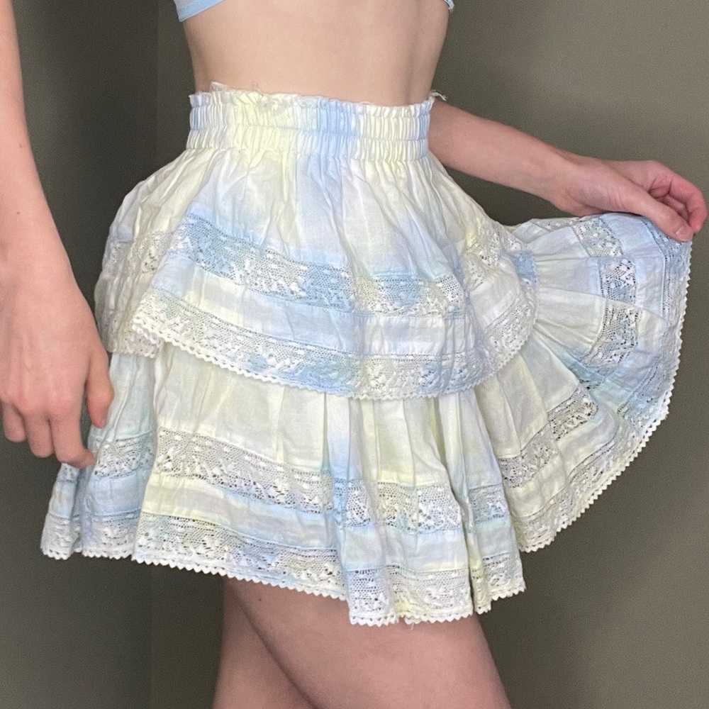 Loveshackfancy xs mini ruffle skirt 🍋 BRAND NEW
